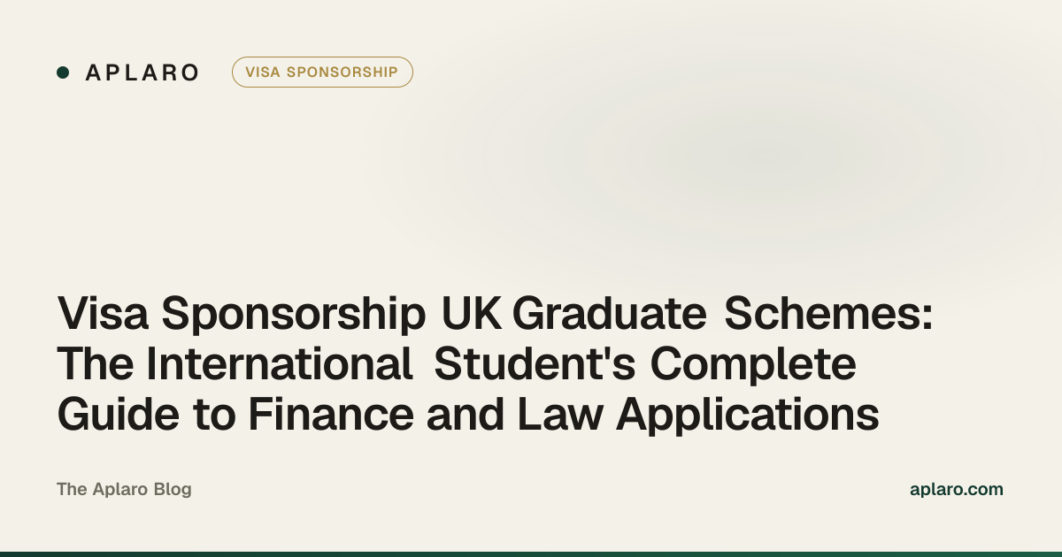 International student reviewing UK graduate scheme application documents at a desk
